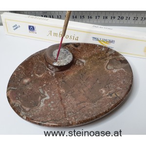 Räucherschale Fossilien 'oval'